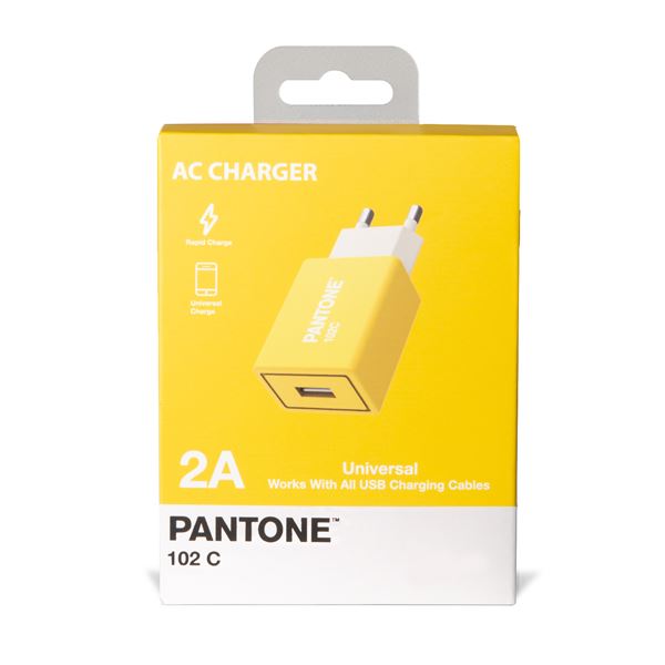 CELLY PANTONE CARICABATTERIA DA RETE 10W GIALLO