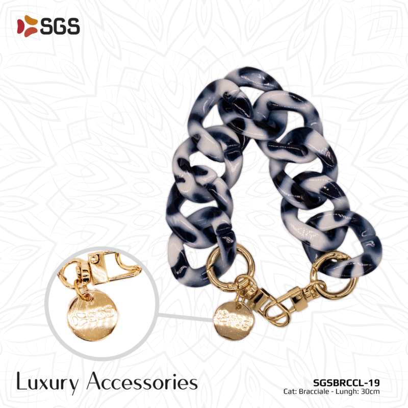 SGS SGS BRACCIALE 30CM CATENA ZEBRATO PER SMARTPHONE